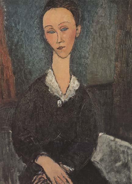 Amedeo Modigliani Femme au col Bianc (mk38) oil painting image
